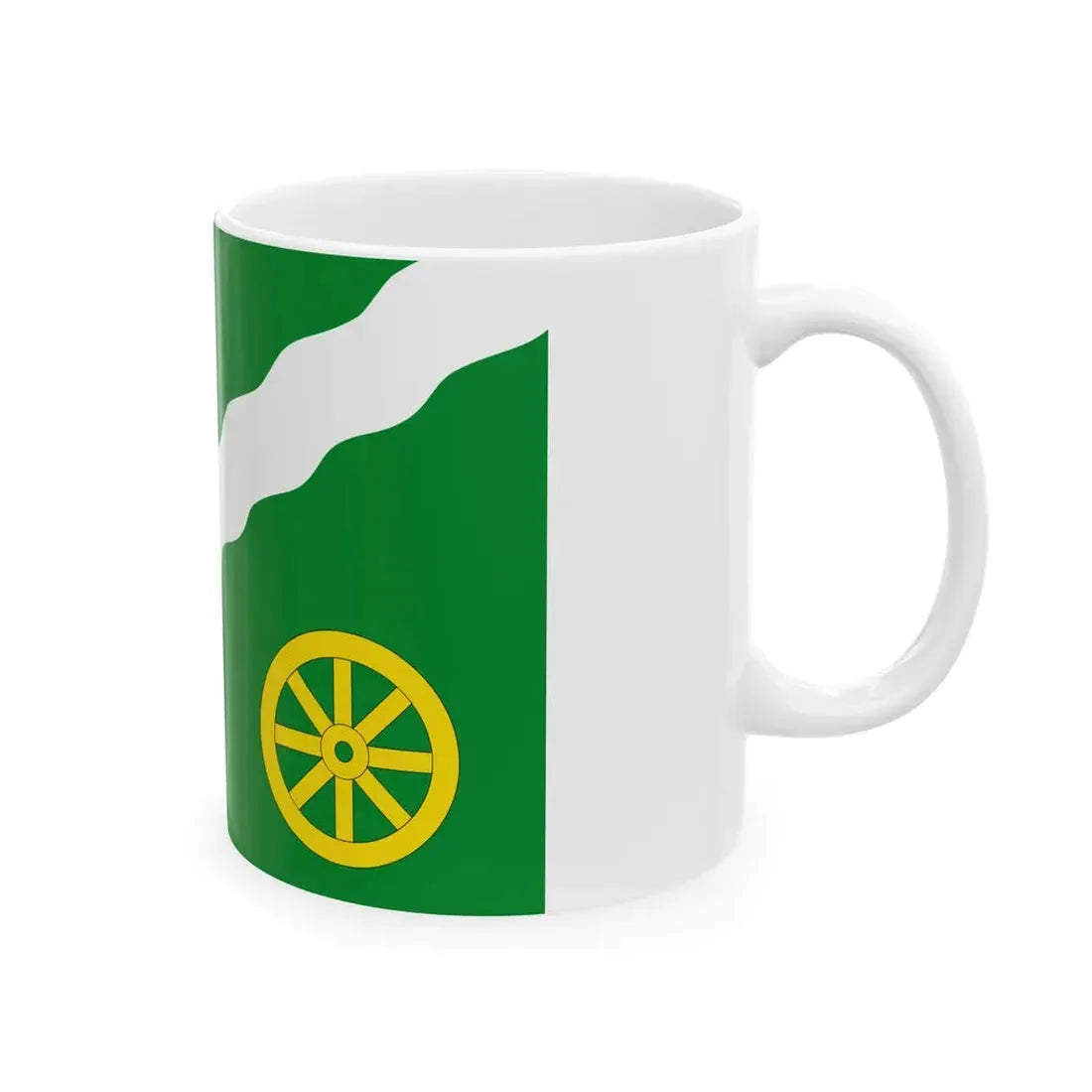 Flagge Borgstedt (Germany) White Coffee Mug - Go Mug Yourself