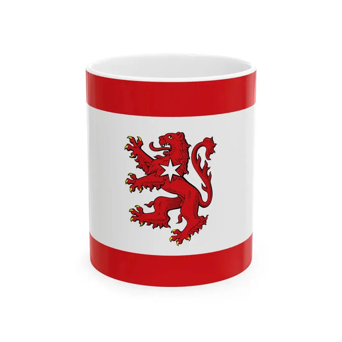 Flagge Borken Hessen (Germany) White Coffee Mug 11oz - Go Mug Yourself