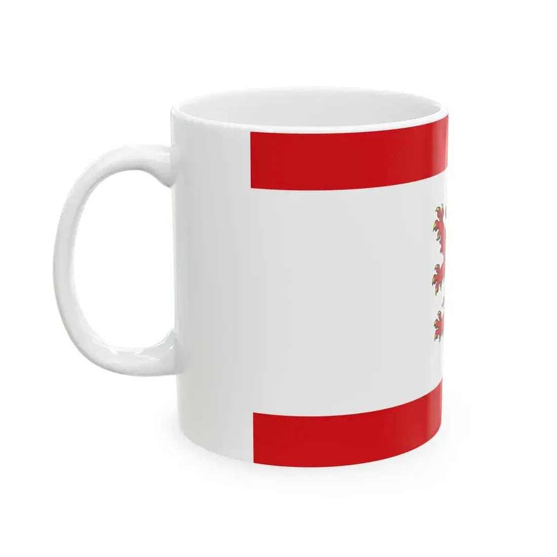 Flagge Borken Hessen (Germany) White Coffee Mug - Go Mug Yourself