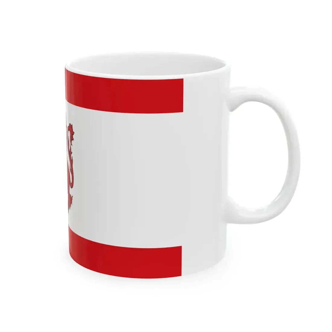 Flagge Borken Hessen (Germany) White Coffee Mug - Go Mug Yourself