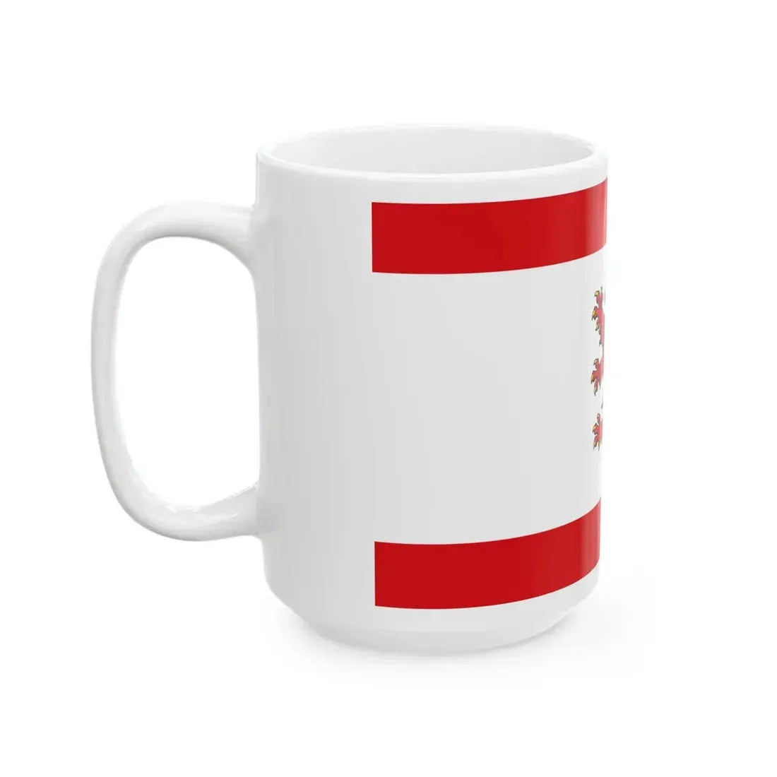 Flagge Borken Hessen (Germany) White Coffee Mug - Go Mug Yourself