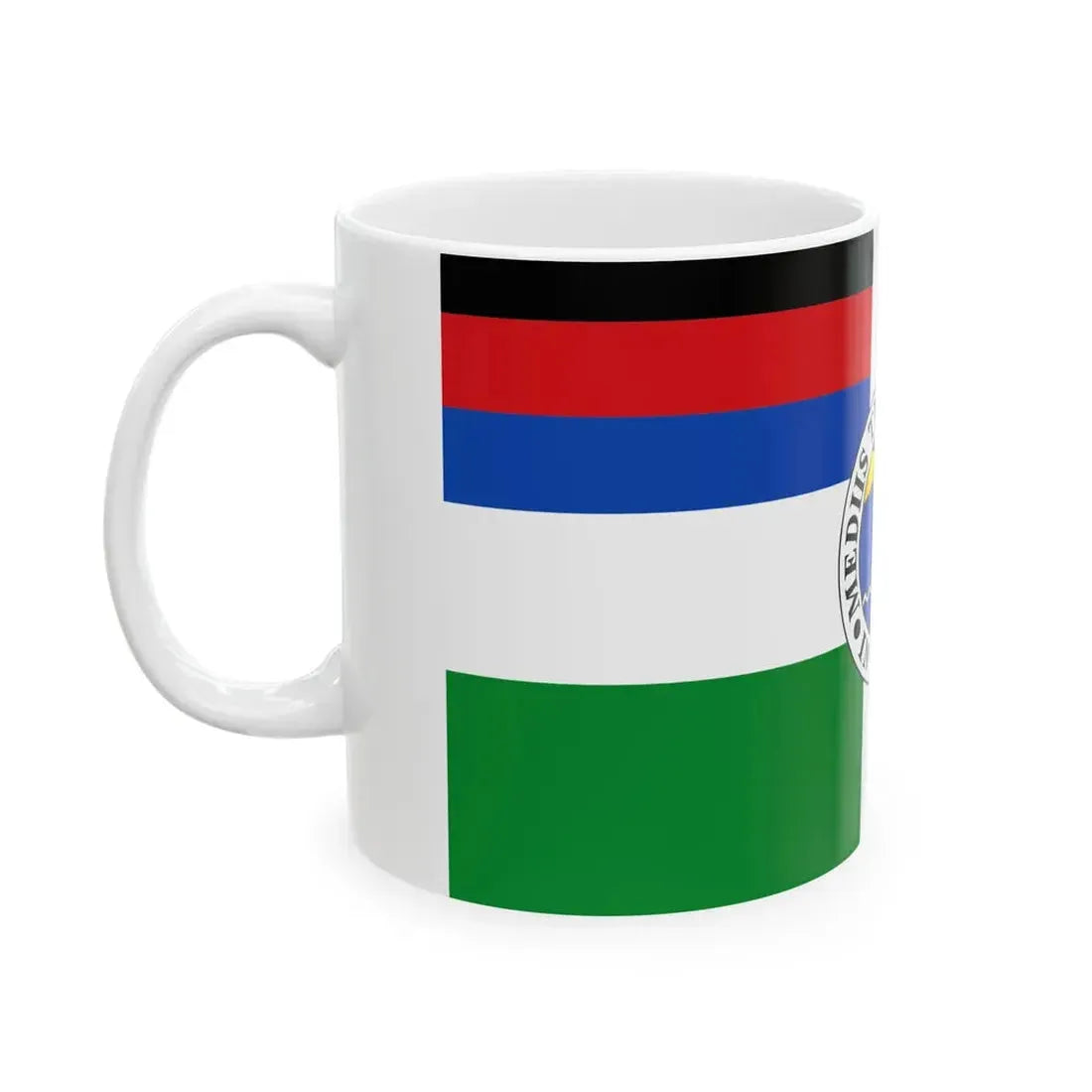 Flagge Borkum (Germany) White Coffee Mug - Go Mug Yourself