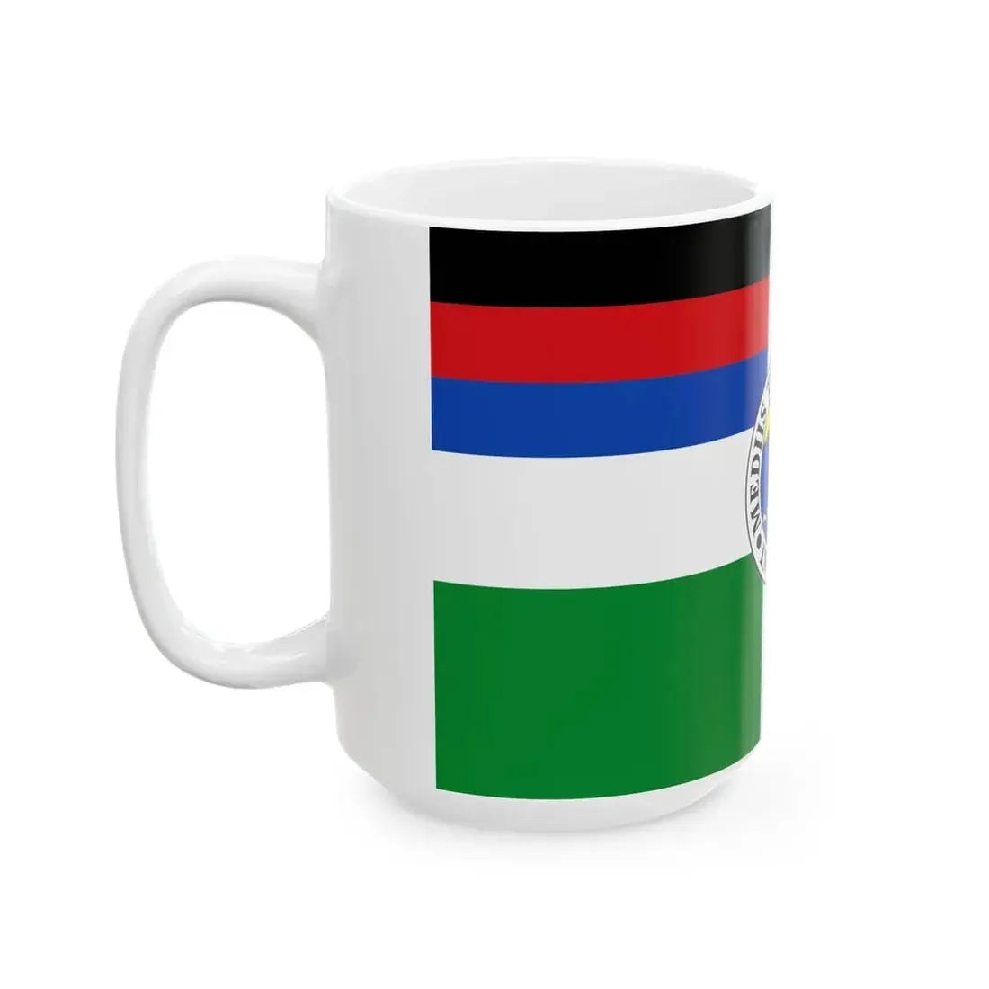 Flagge Borkum (Germany) White Coffee Mug - Go Mug Yourself