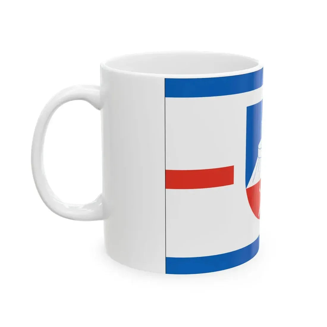 Flagge Borstorf (Germany) White Coffee Mug - Go Mug Yourself