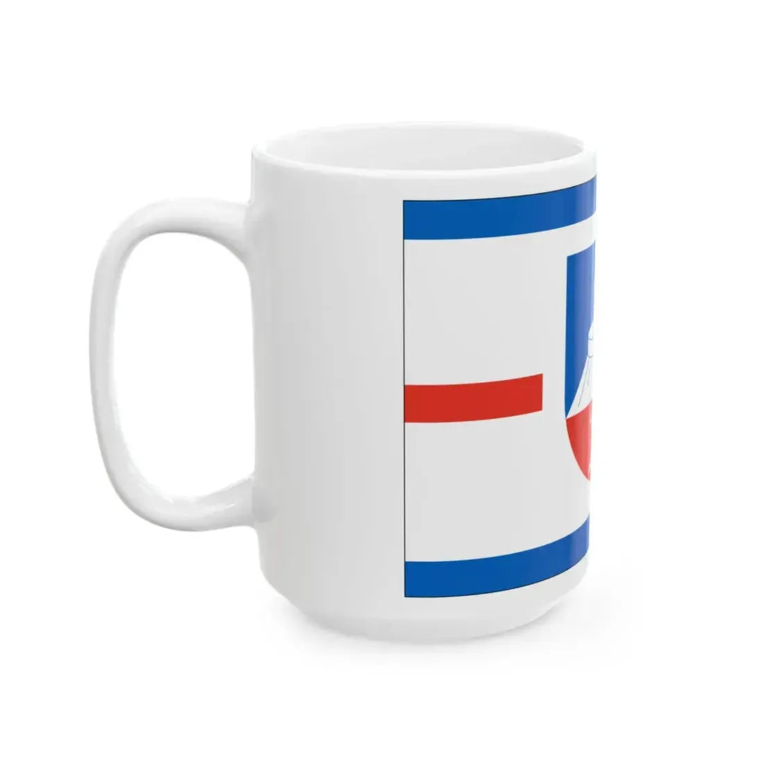 Flagge Borstorf (Germany) White Coffee Mug - Go Mug Yourself