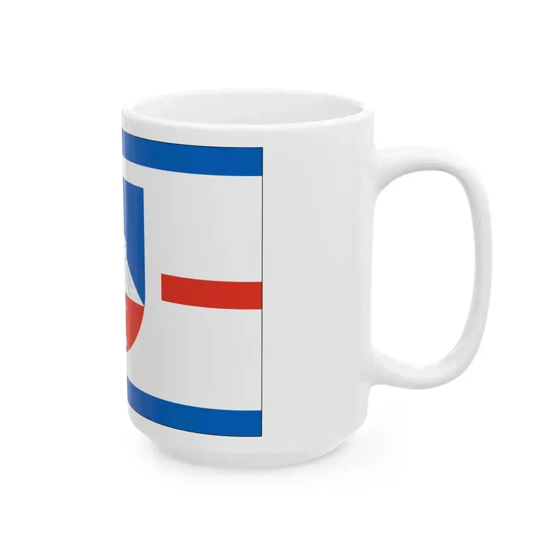 Flagge Borstorf (Germany) White Coffee Mug - Go Mug Yourself
