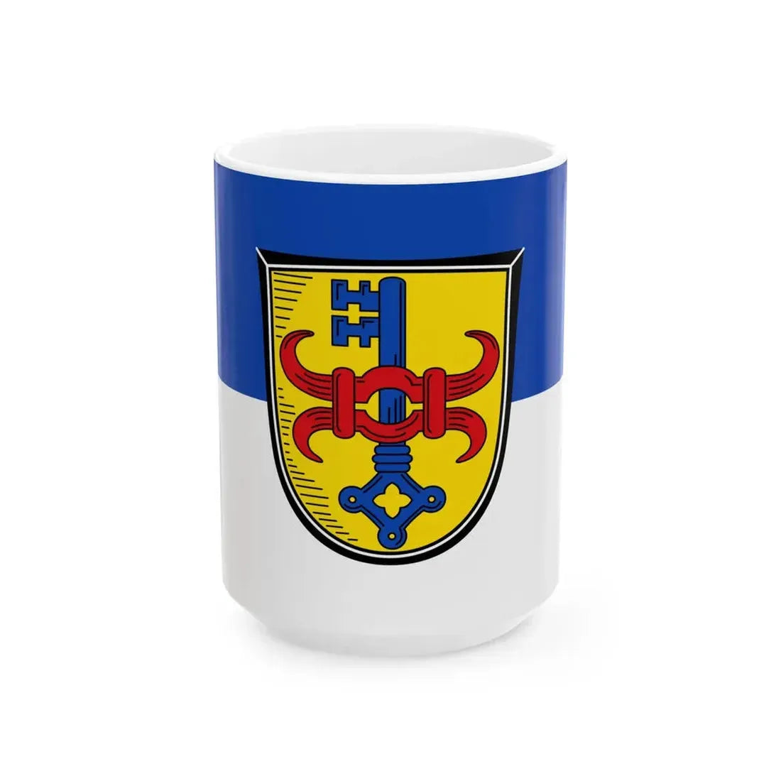 Flagge Bovenden (Germany) White Coffee Mug 15oz - Go Mug Yourself