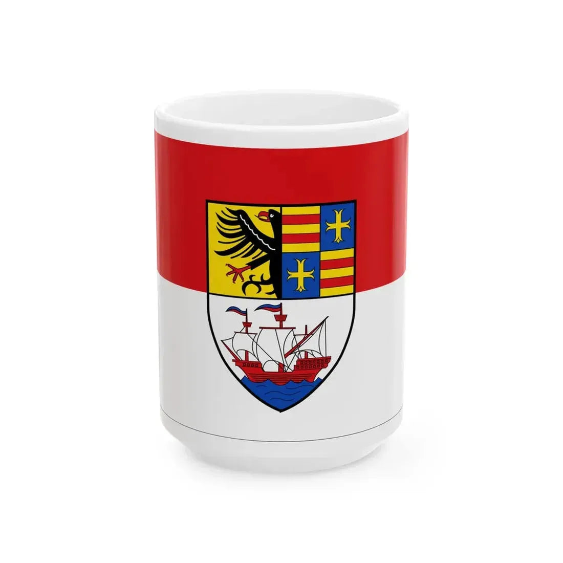 Flagge Brake (Germany) White Coffee Mug 15oz - Go Mug Yourself