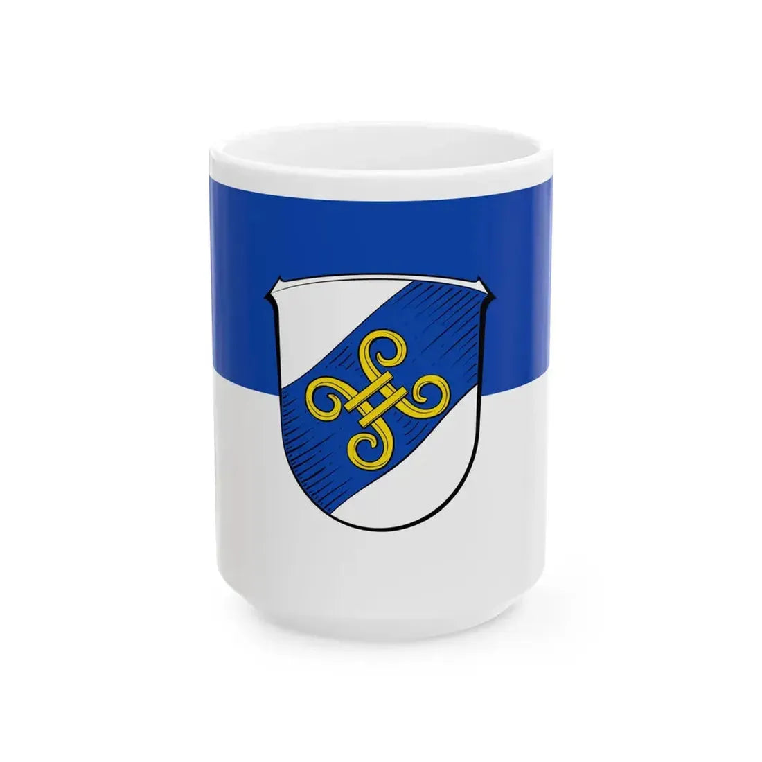 Flagge Breidenbach (Germany) White Coffee Mug 15oz - Go Mug Yourself