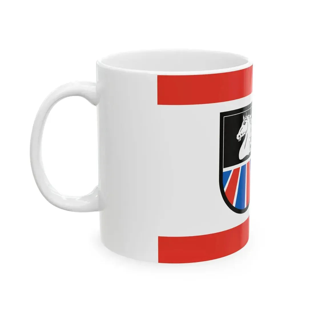 Flagge Breitenfelde (Germany) White Coffee Mug - Go Mug Yourself