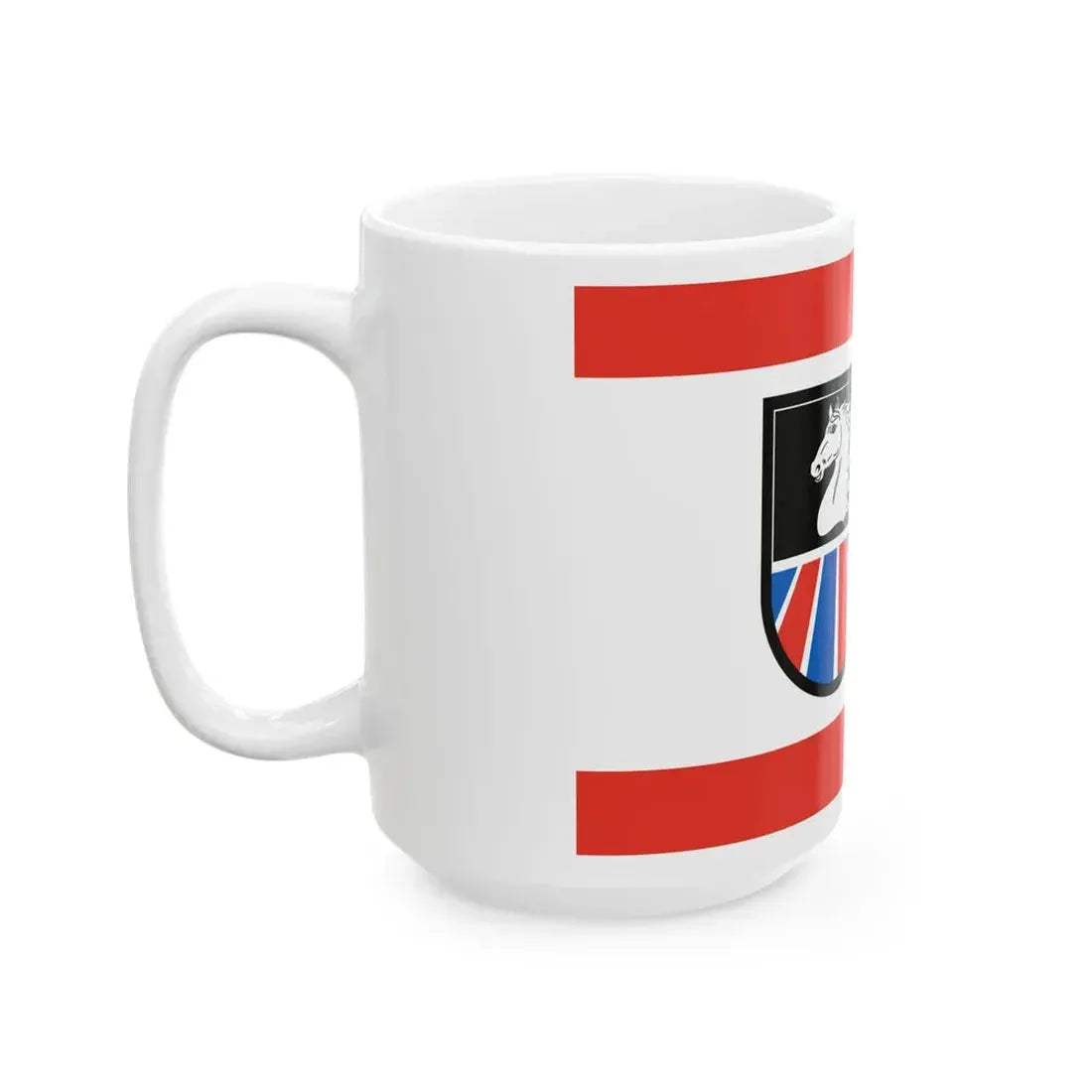 Flagge Breitenfelde (Germany) White Coffee Mug - Go Mug Yourself