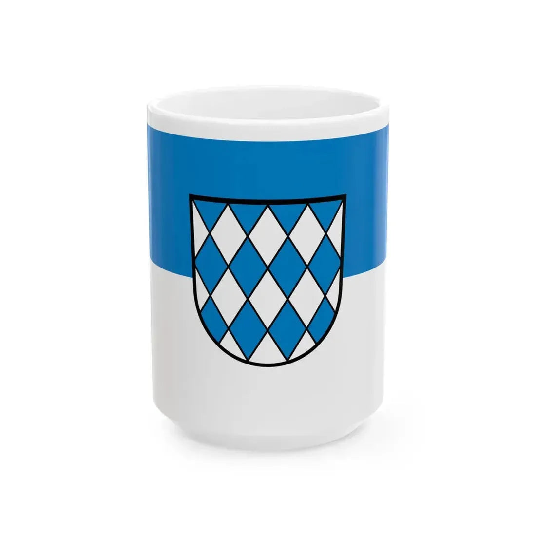 Flagge Bretten (Germany) White Coffee Mug 15oz - Go Mug Yourself