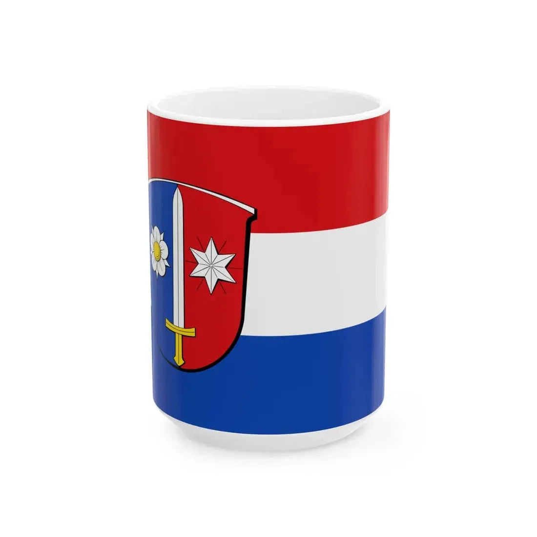 Flagge Breuberg (Germany) White Coffee Mug 15oz - Go Mug Yourself