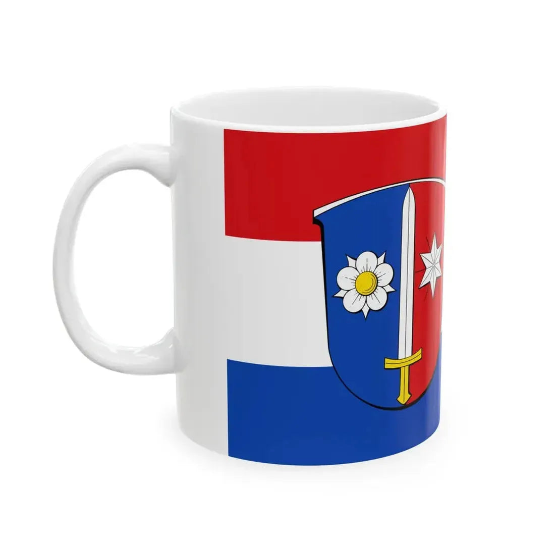 Flagge Breuberg (Germany) White Coffee Mug - Go Mug Yourself