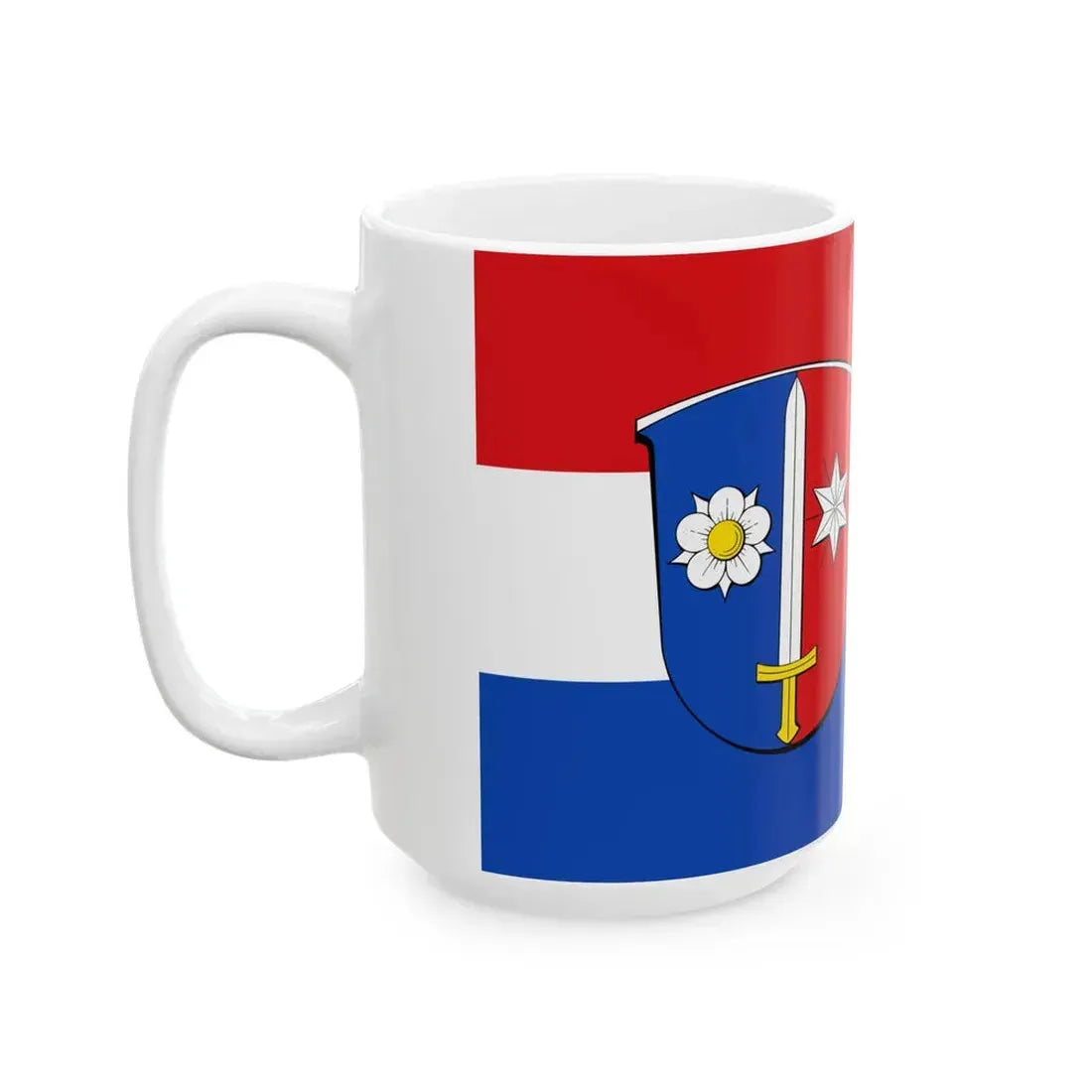 Flagge Breuberg (Germany) White Coffee Mug - Go Mug Yourself