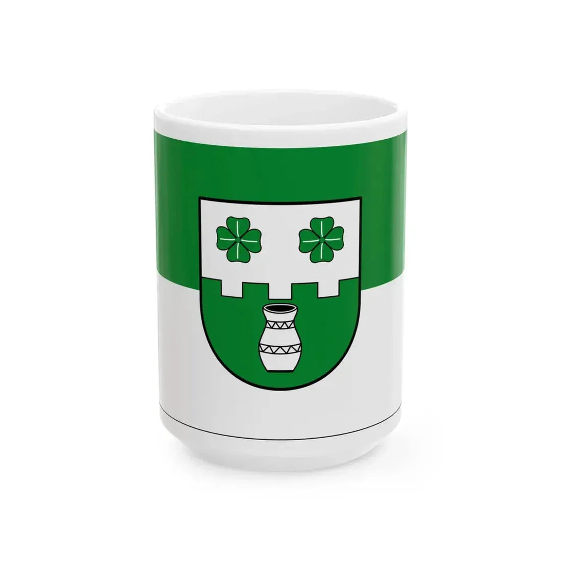 Flagge Brinkum Ostfr. (Germany) White Coffee Mug 15oz - Go Mug Yourself