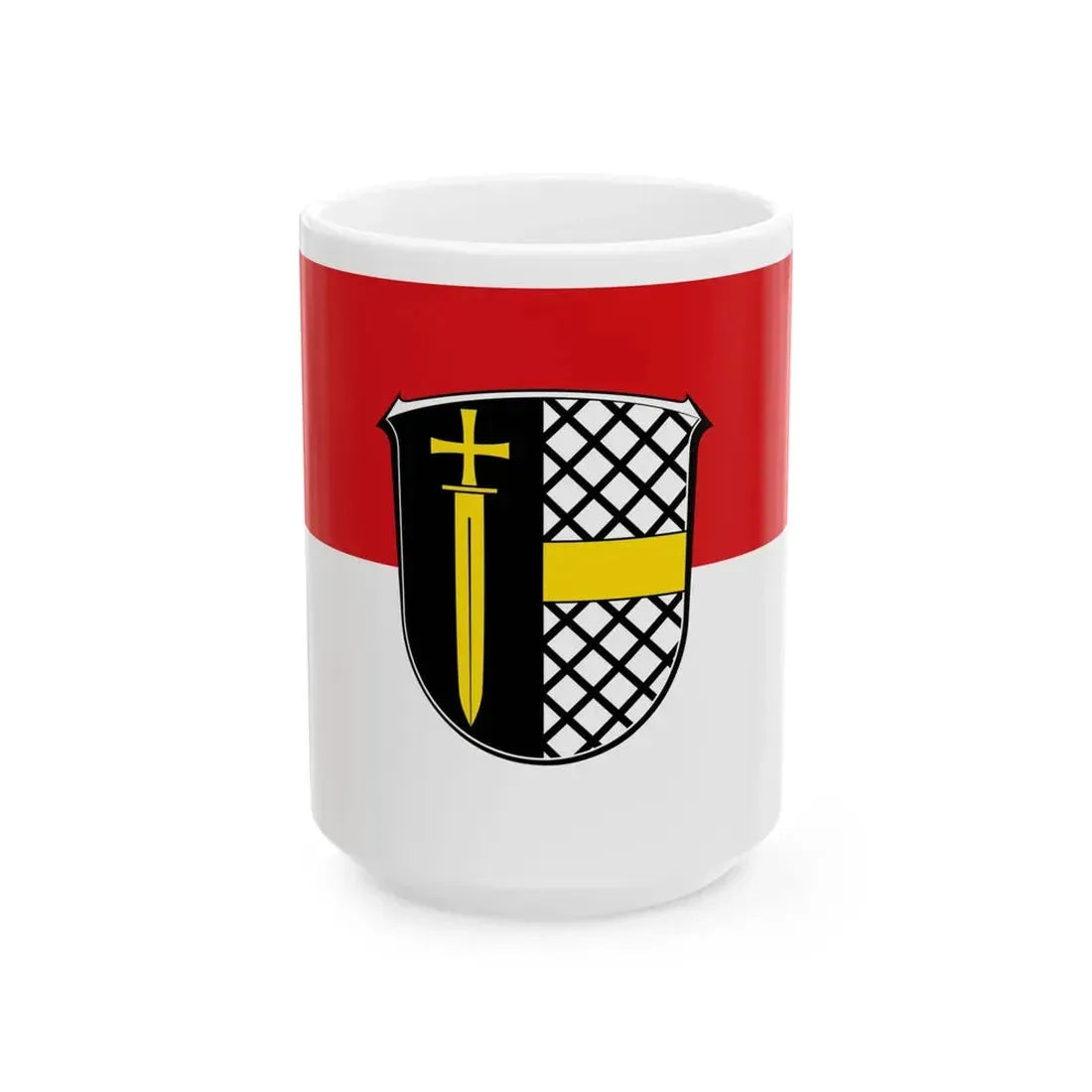 Flagge Bromskirchen (Germany) White Coffee Mug 15oz - Go Mug Yourself