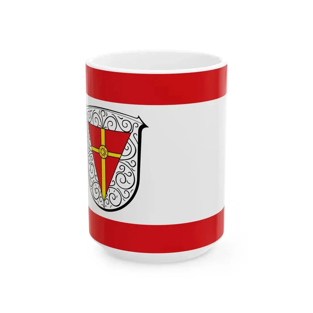 Flagge Bruchkoebel (Germany) White Coffee Mug 15oz - Go Mug Yourself