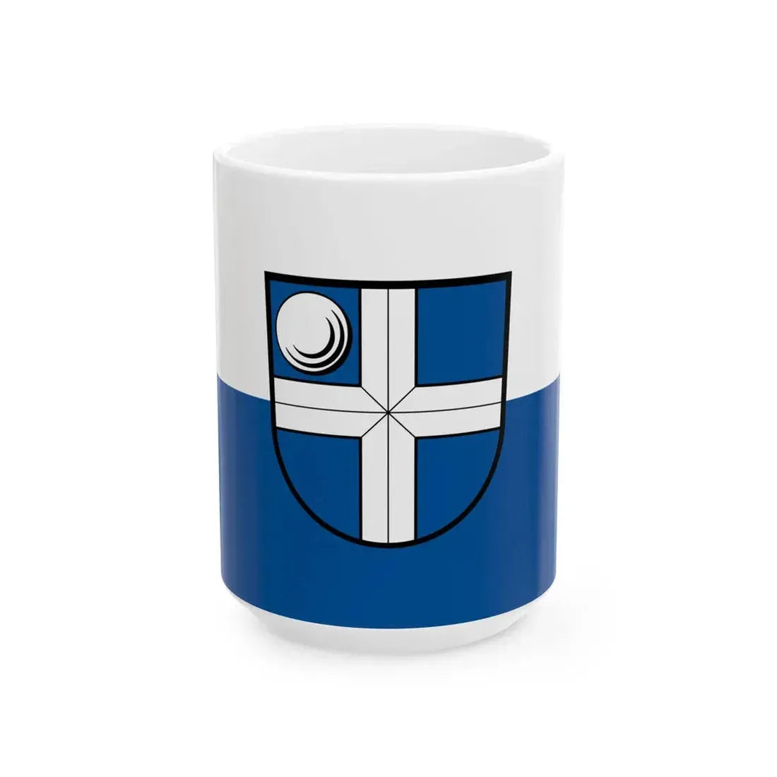 Flagge Bruchsal (Germany) White Coffee Mug 15oz - Go Mug Yourself