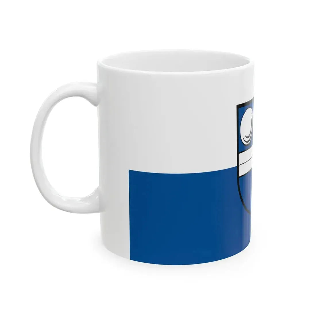 Flagge Bruchsal (Germany) White Coffee Mug - Go Mug Yourself