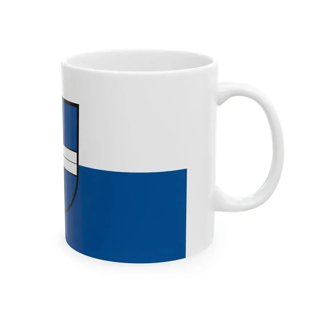 Flagge Bruchsal (Germany) White Coffee Mug - Go Mug Yourself