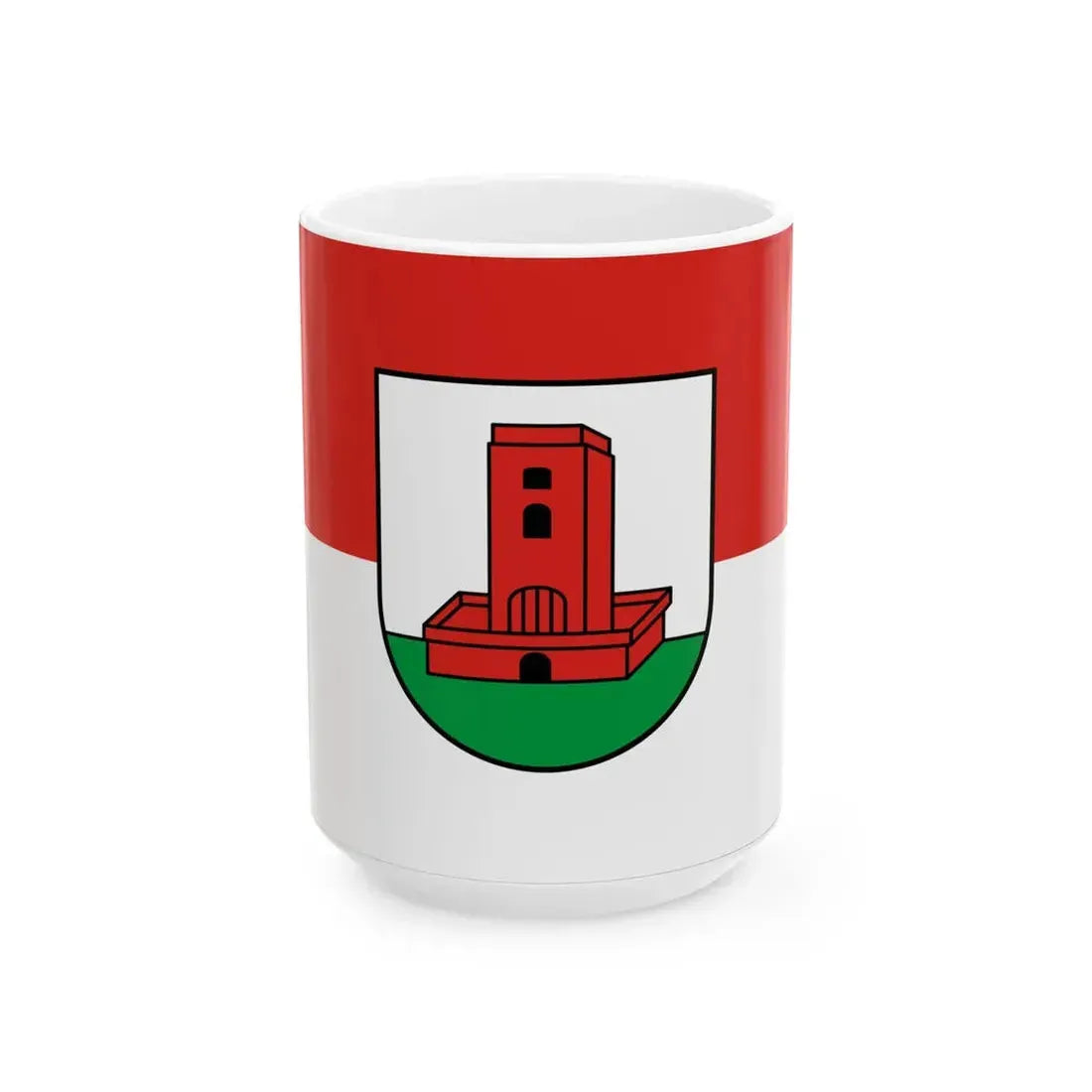 Flagge Buchheim (Germany) White Coffee Mug 15oz - Go Mug Yourself