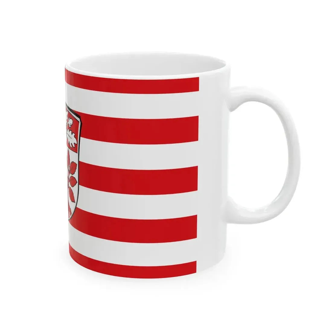 Flagge Buchschlag (Germany) White Coffee Mug - Go Mug Yourself