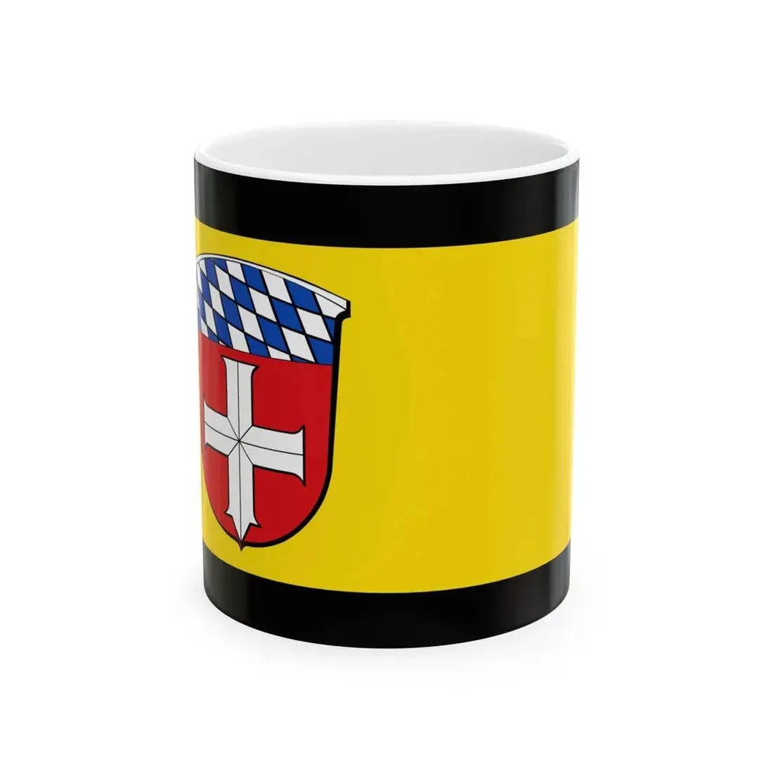 Flagge Buerstadt (Germany) White Coffee Mug 11oz - Go Mug Yourself