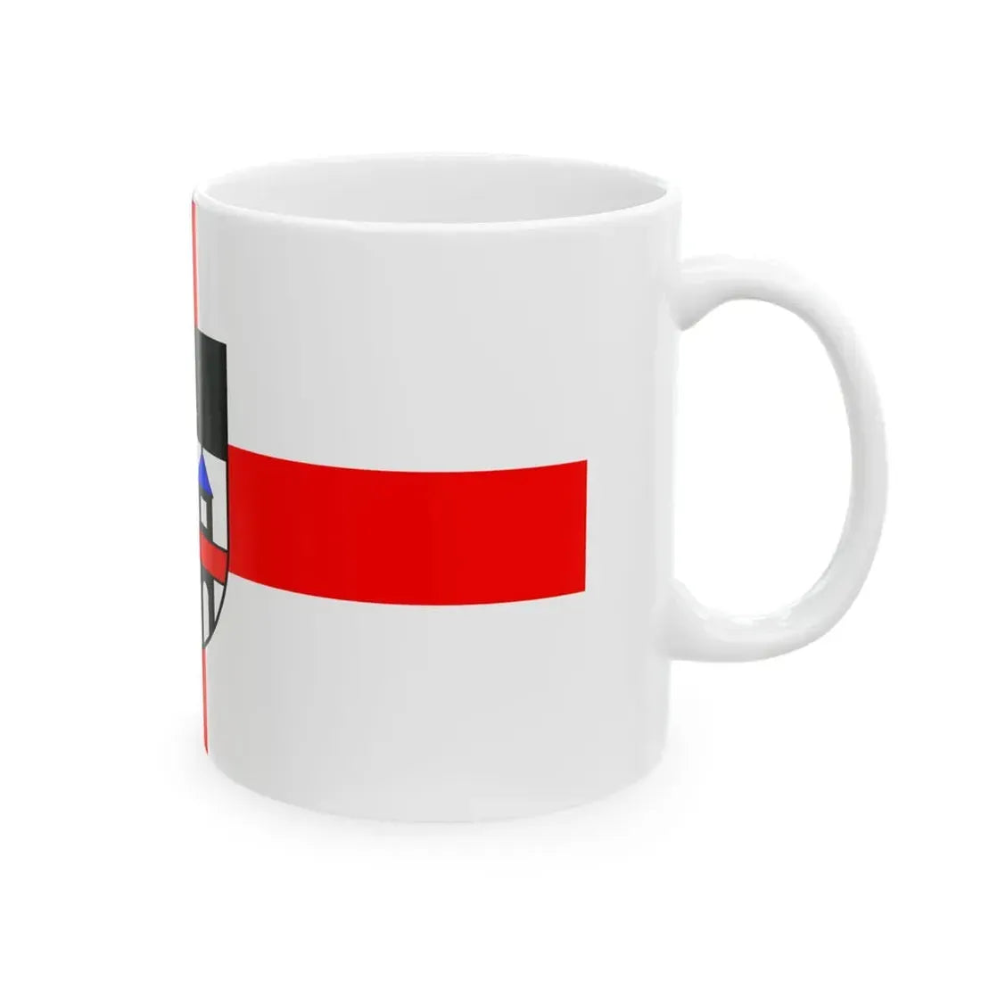 Flagge Burg Mosel (Germany) White Coffee Mug - Go Mug Yourself