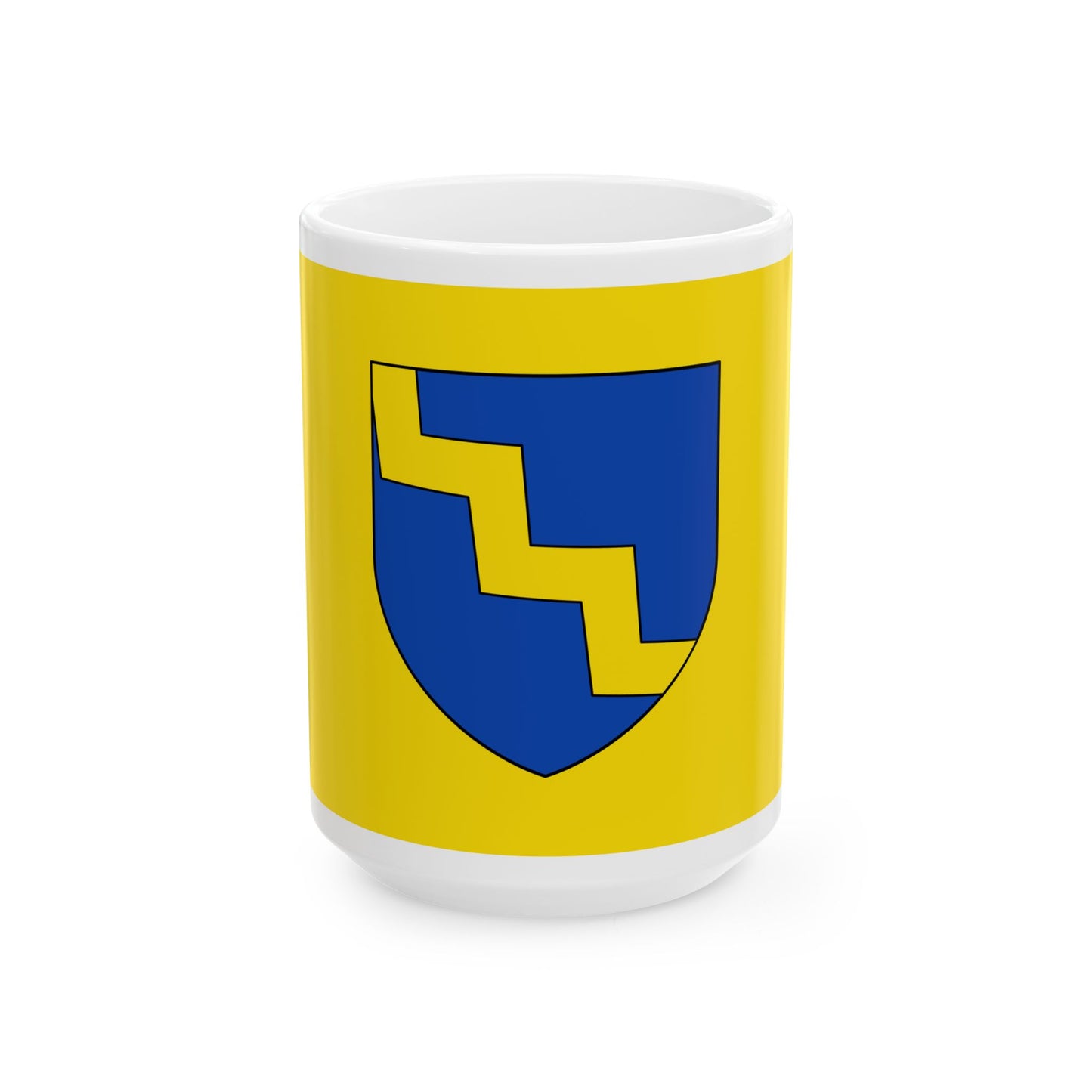 Flagge Burg-Reuland (Belgium) White Coffee Mug-15oz-Go Mug Yourself
