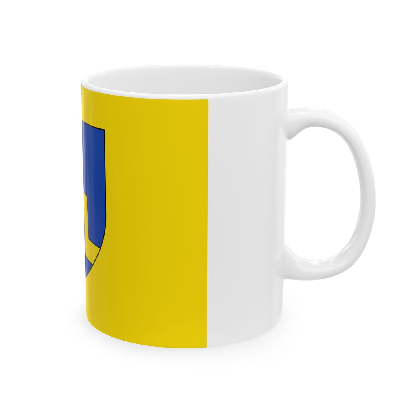 Flagge Burg-Reuland (Belgium) White Coffee Mug-Go Mug Yourself