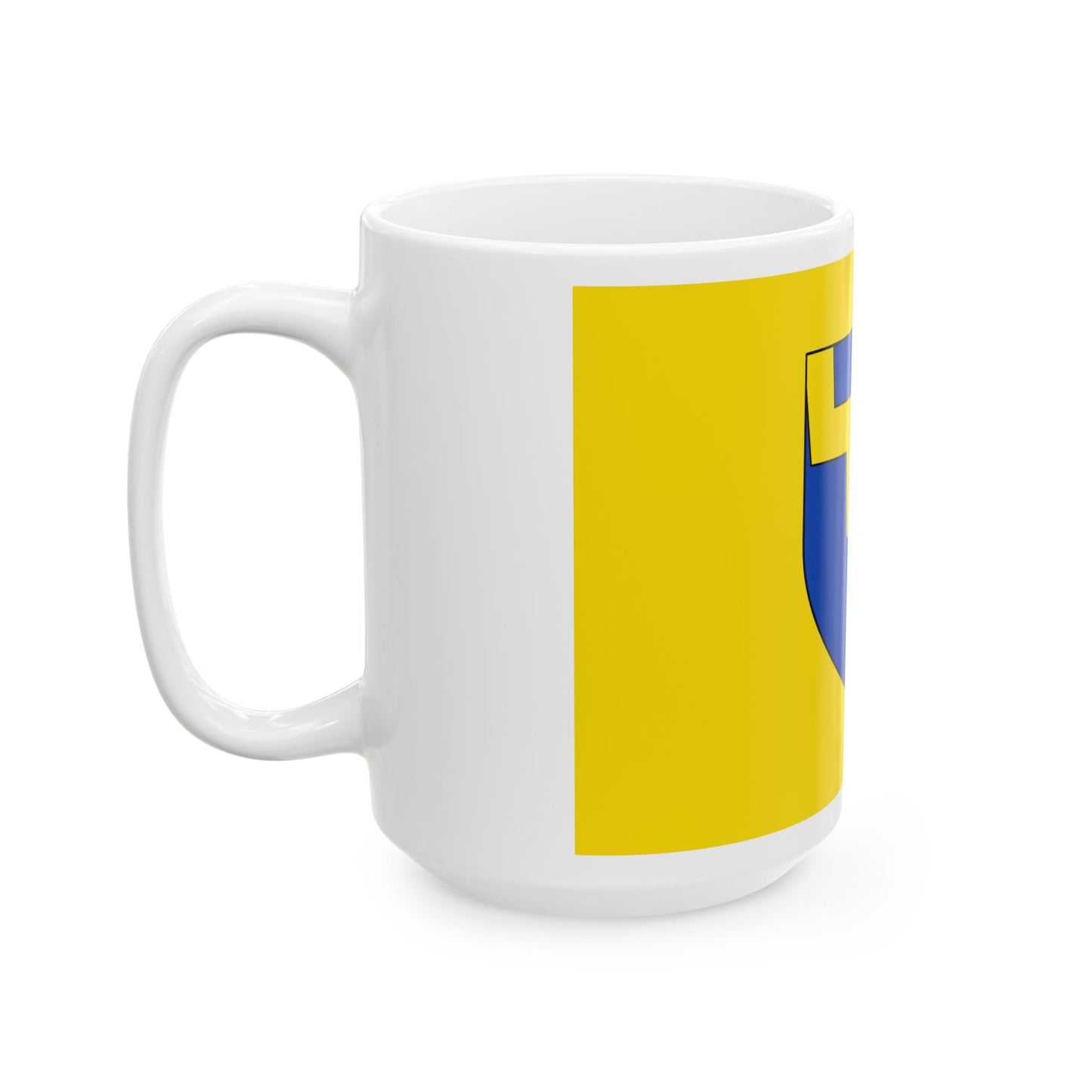 Flagge Burg-Reuland (Belgium) White Coffee Mug-Go Mug Yourself