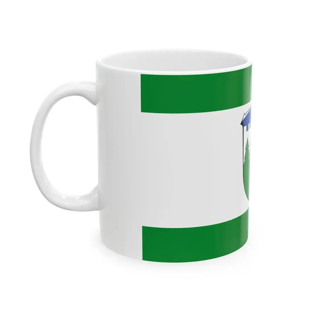 Flagge Burgwald (Germany) White Coffee Mug - Go Mug Yourself