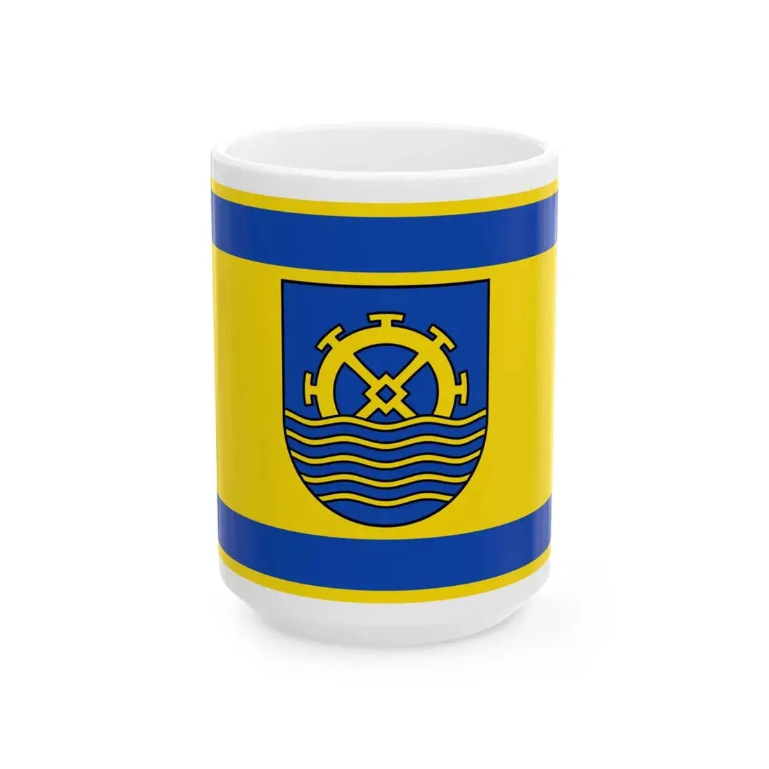 Flagge Cappel Marburg (Germany) White Coffee Mug 15oz - Go Mug Yourself