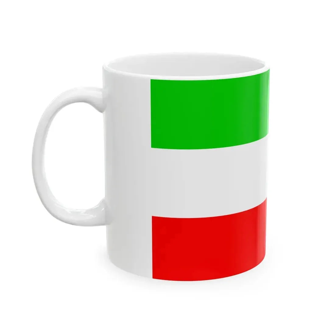 Flagge Cisrhenanische Rep Variante (Germany) White Coffee Mug - Go Mug Yourself