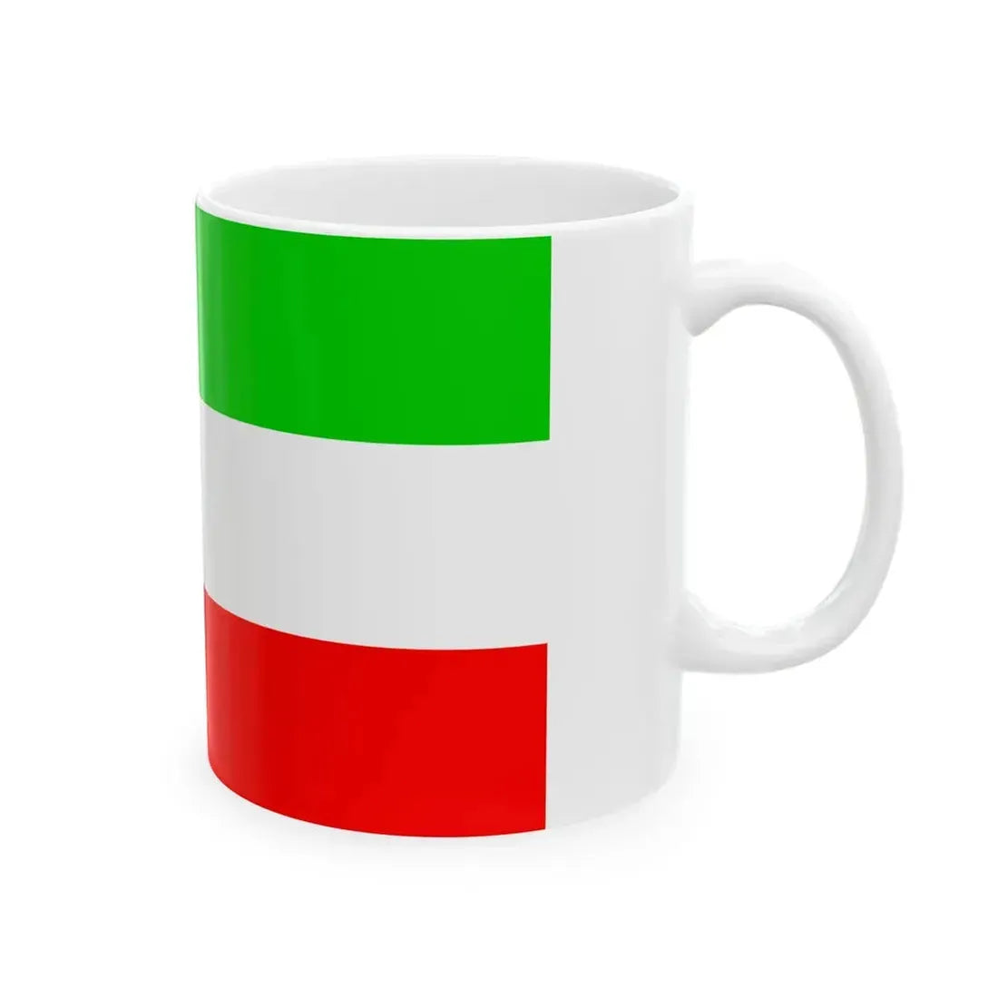Flagge Cisrhenanische Rep Variante (Germany) White Coffee Mug - Go Mug Yourself