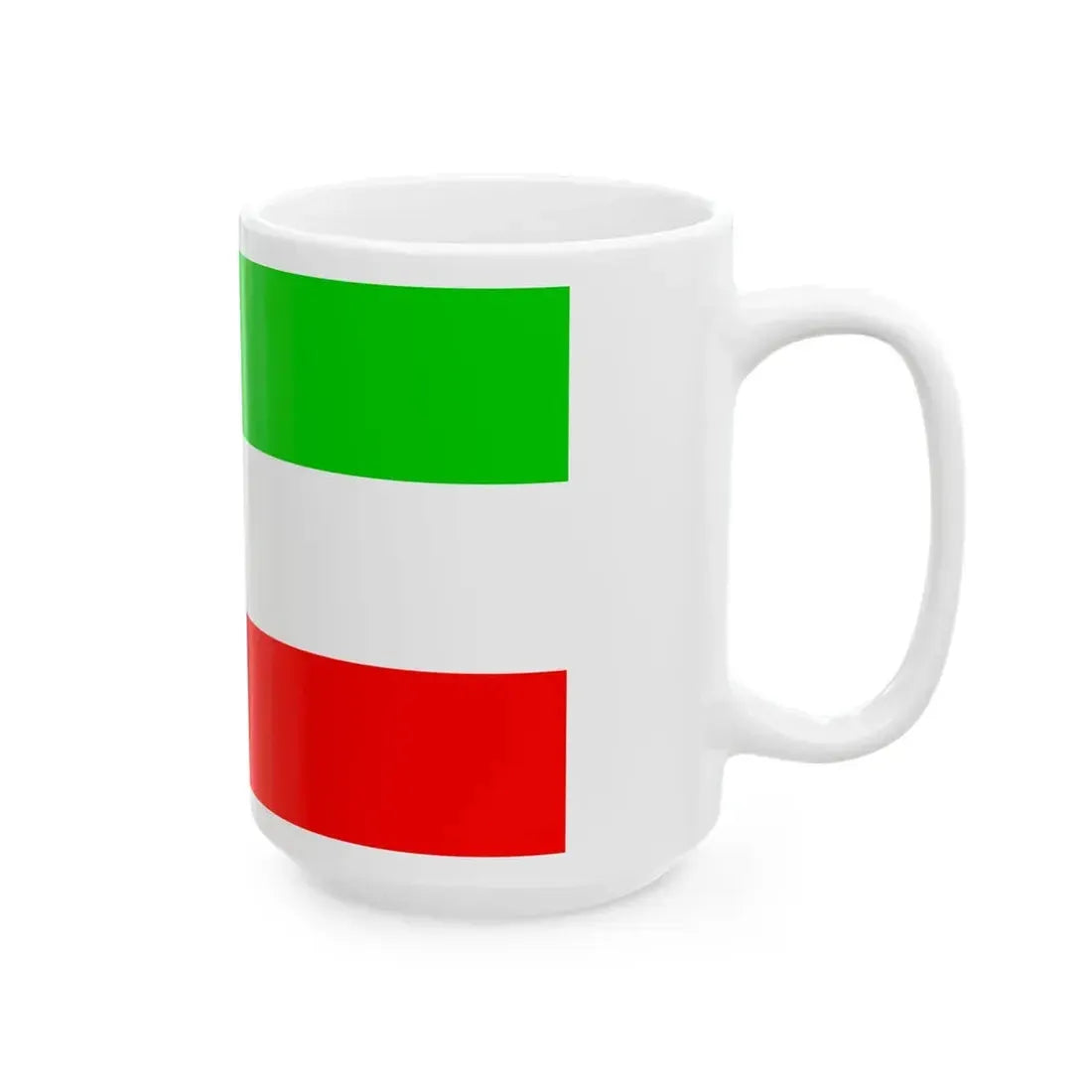 Flagge Cisrhenanische Rep Variante (Germany) White Coffee Mug - Go Mug Yourself
