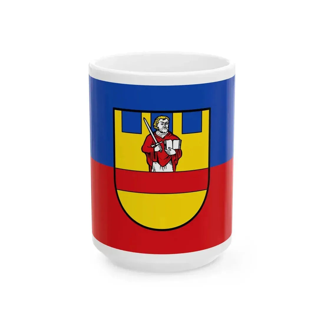 Flagge Cloppenburg (Germany) White Coffee Mug 15oz - Go Mug Yourself