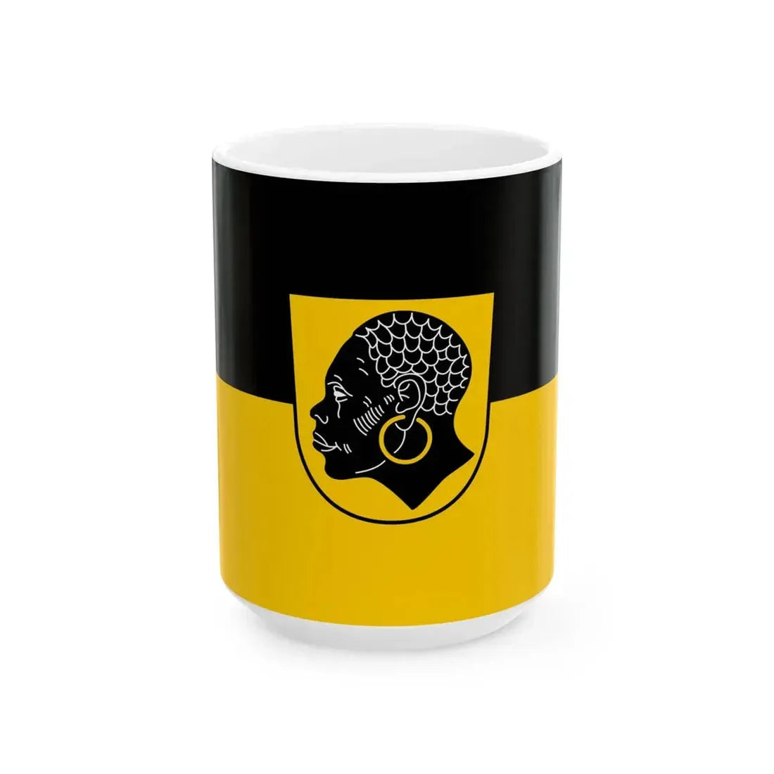 Flagge Coburg (Germany) White Coffee Mug 15oz - Go Mug Yourself