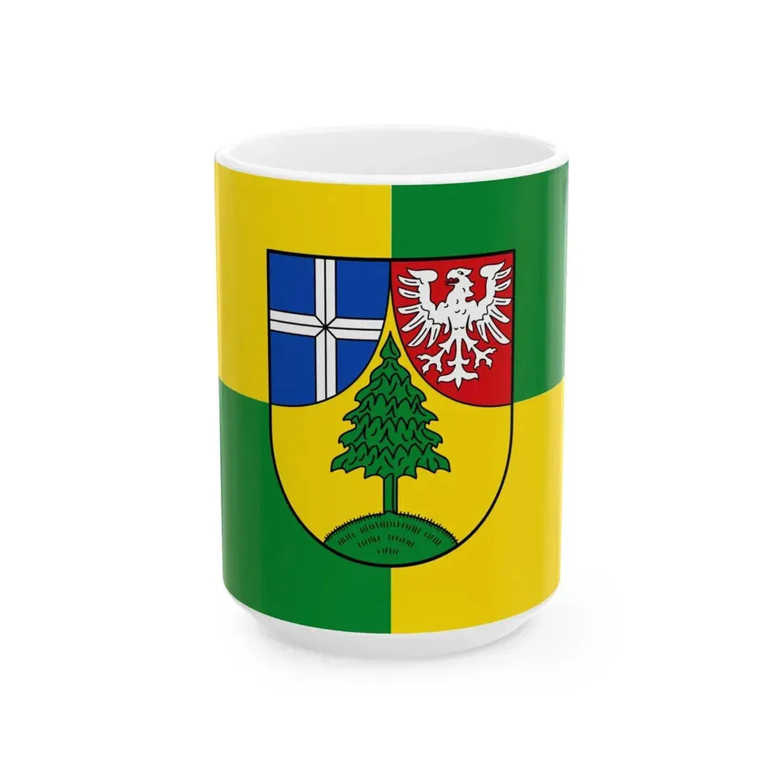 Flagge Dahn (Germany) White Coffee Mug 15oz - Go Mug Yourself