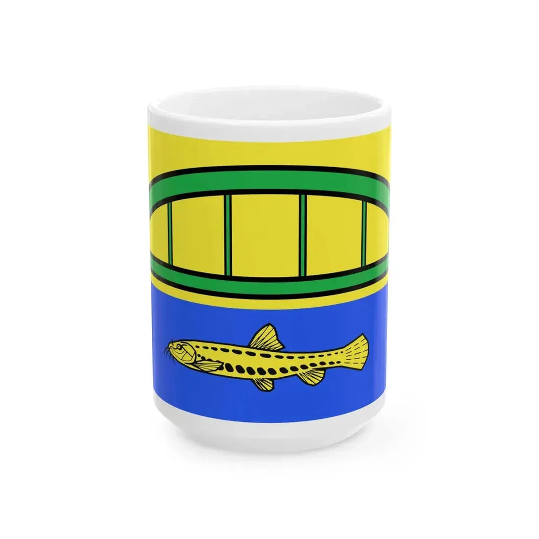 Flagge Dalldorf (Germany) White Coffee Mug 15oz - Go Mug Yourself