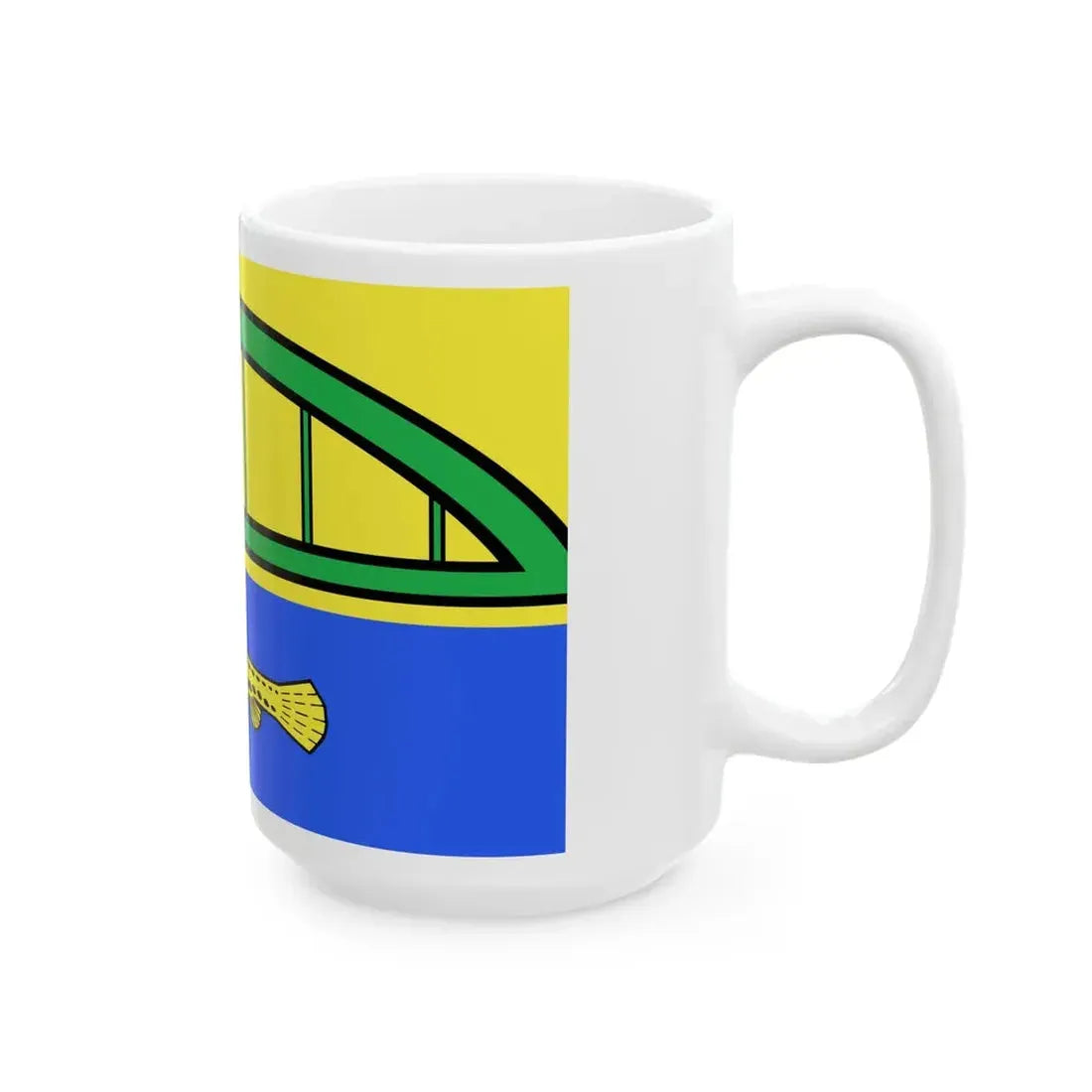 Flagge Dalldorf (Germany) White Coffee Mug - Go Mug Yourself