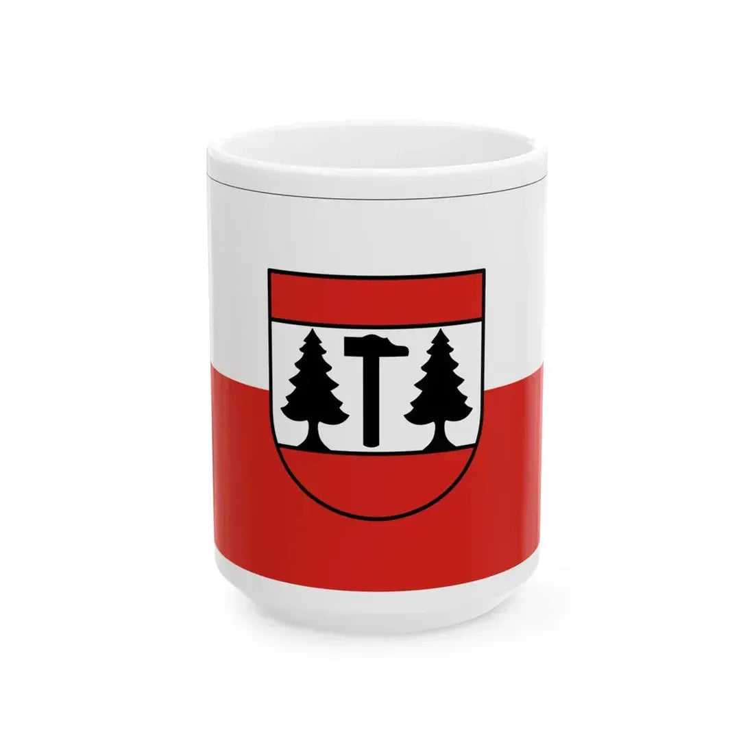 Flagge Deilingen (Germany) White Coffee Mug 15oz - Go Mug Yourself