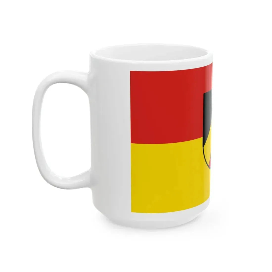 Flagge Denkingen (Germany) White Coffee Mug - Go Mug Yourself
