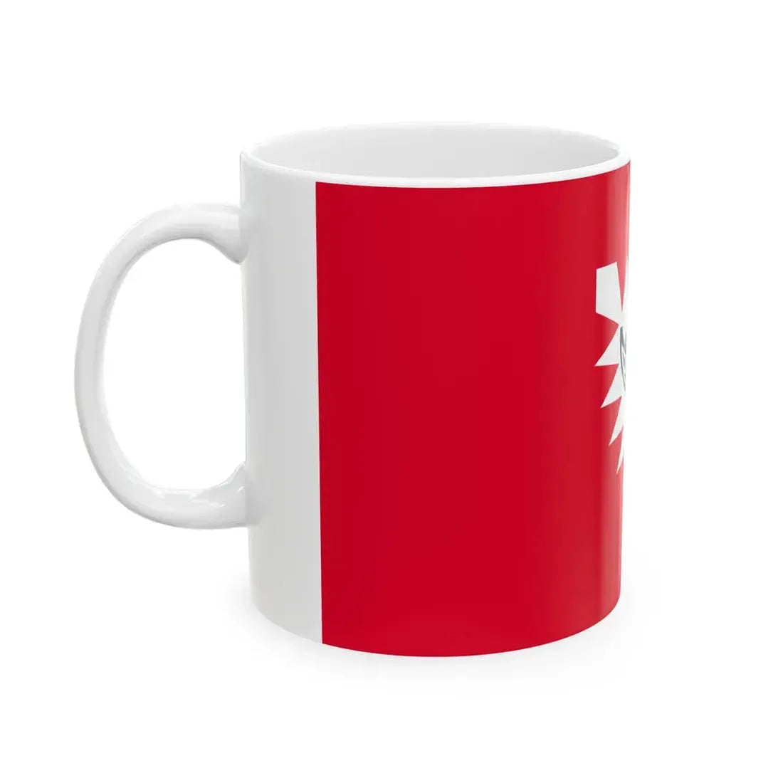 Flagge der kreisfreien Stadt Kiel (Germany) White Coffee Mug - Go Mug Yourself