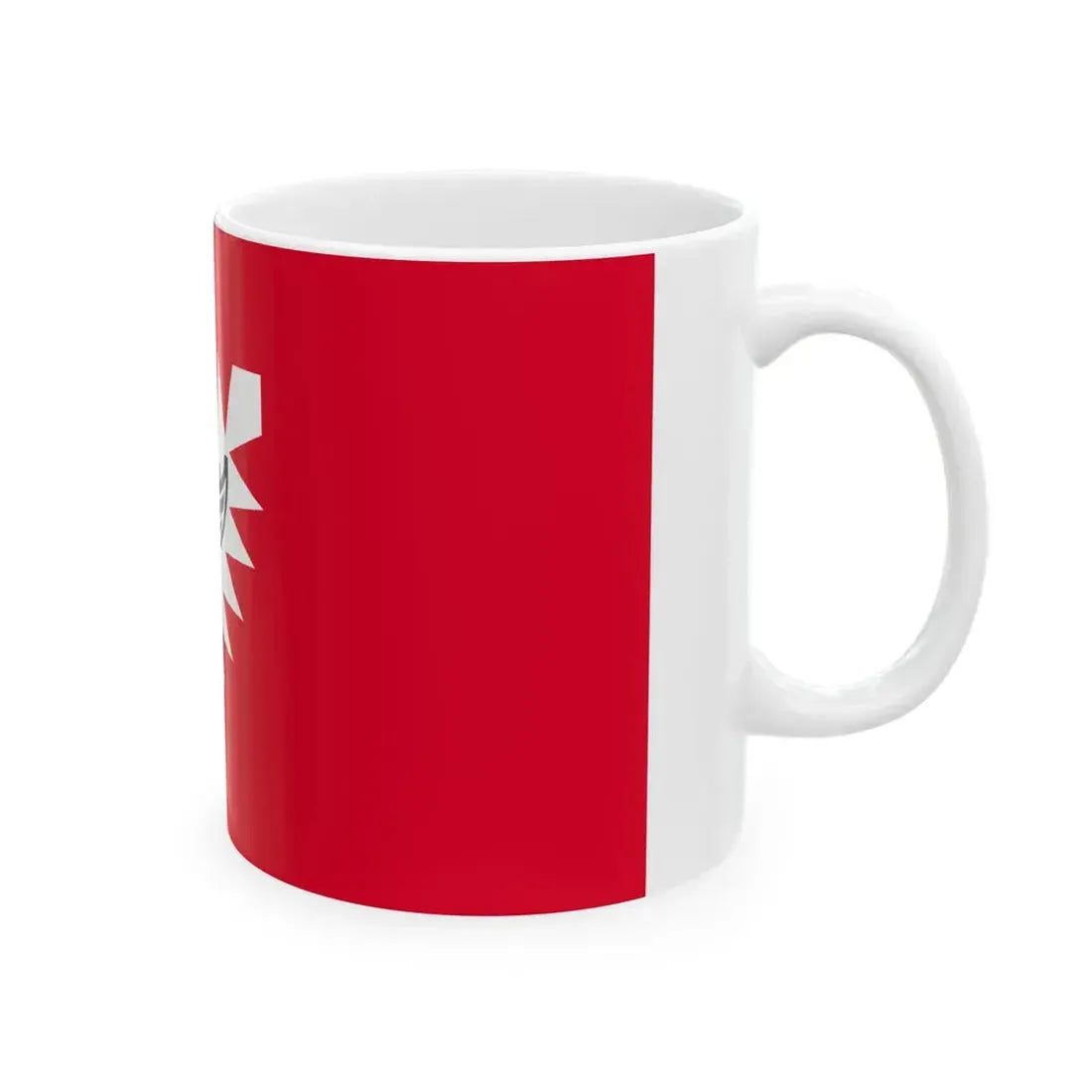 Flagge der kreisfreien Stadt Kiel (Germany) White Coffee Mug - Go Mug Yourself