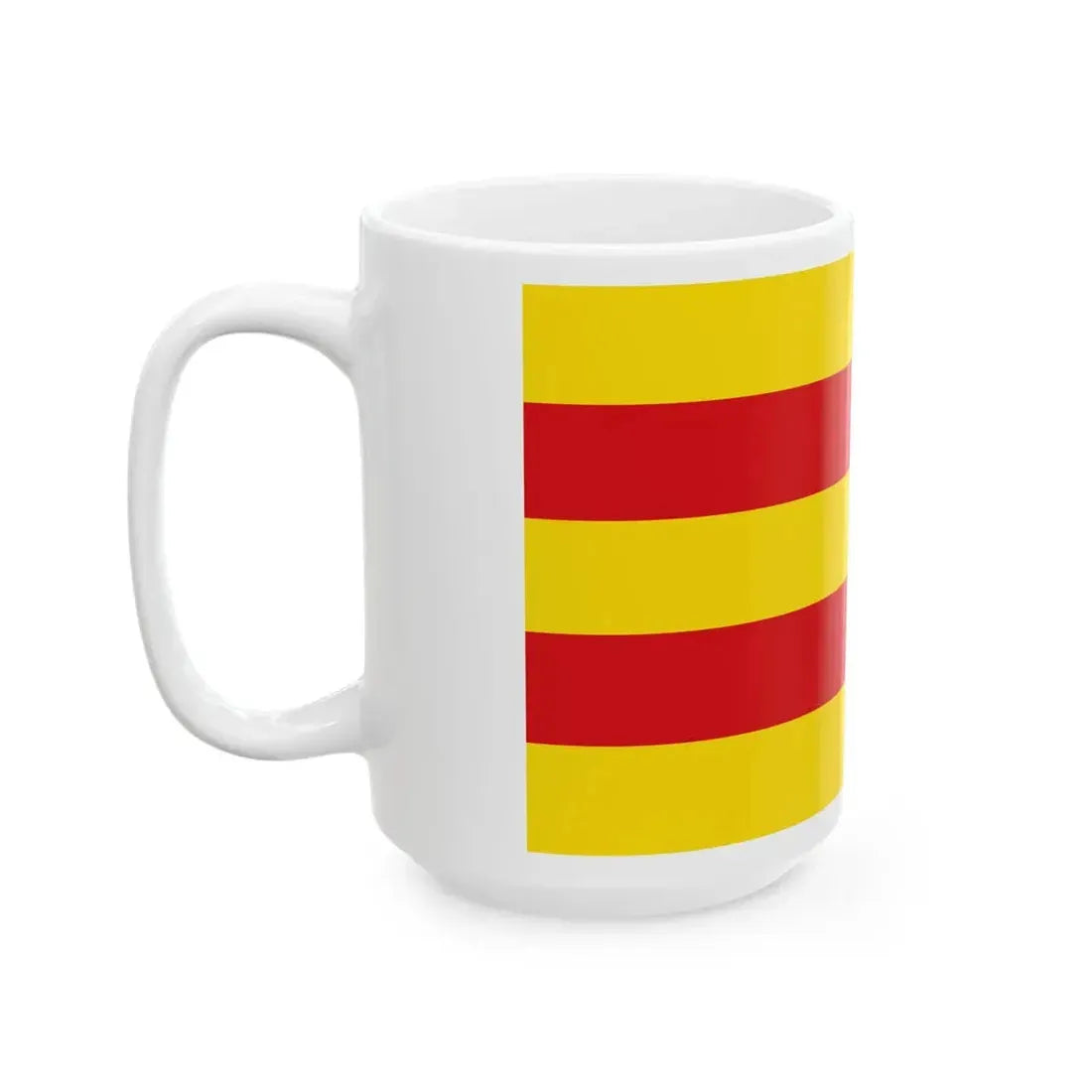 Flagge der kreisfreien Stadt Oldenburg (Germany) White Coffee Mug - Go Mug Yourself