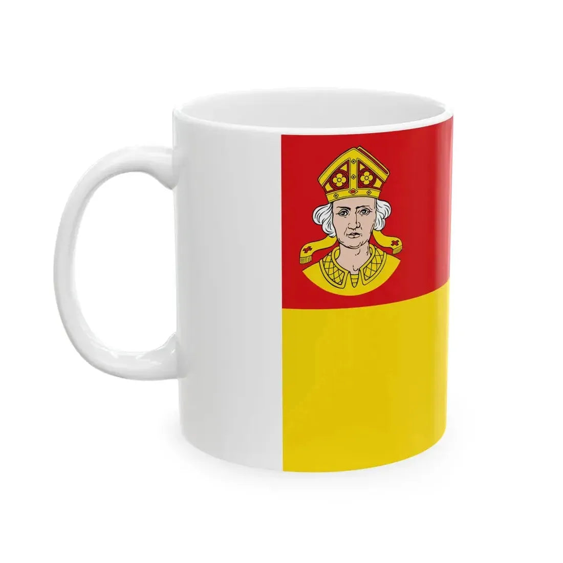 Flagge der Stadt Hagenow (Germany) White Coffee Mug - Go Mug Yourself