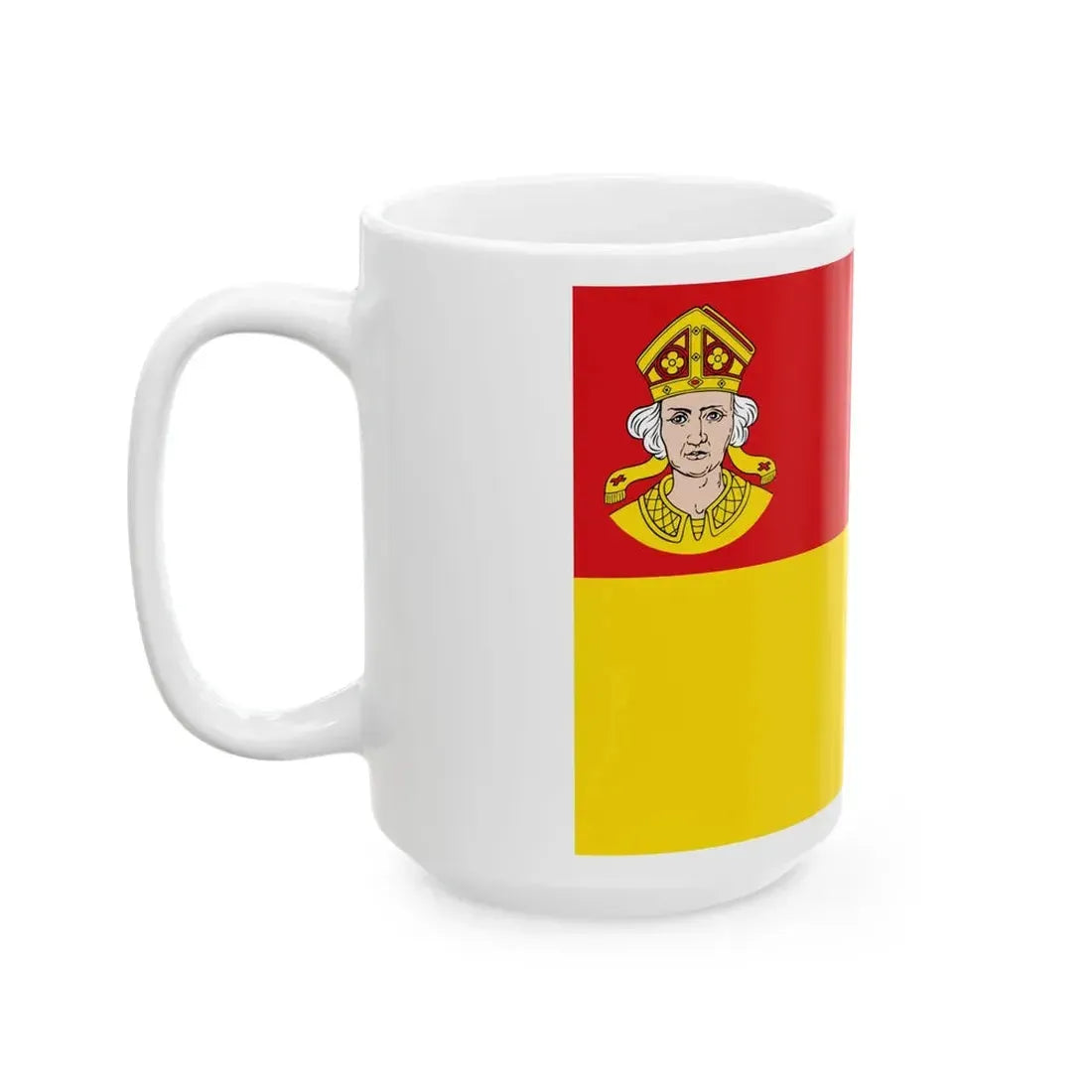 Flagge der Stadt Hagenow (Germany) White Coffee Mug - Go Mug Yourself