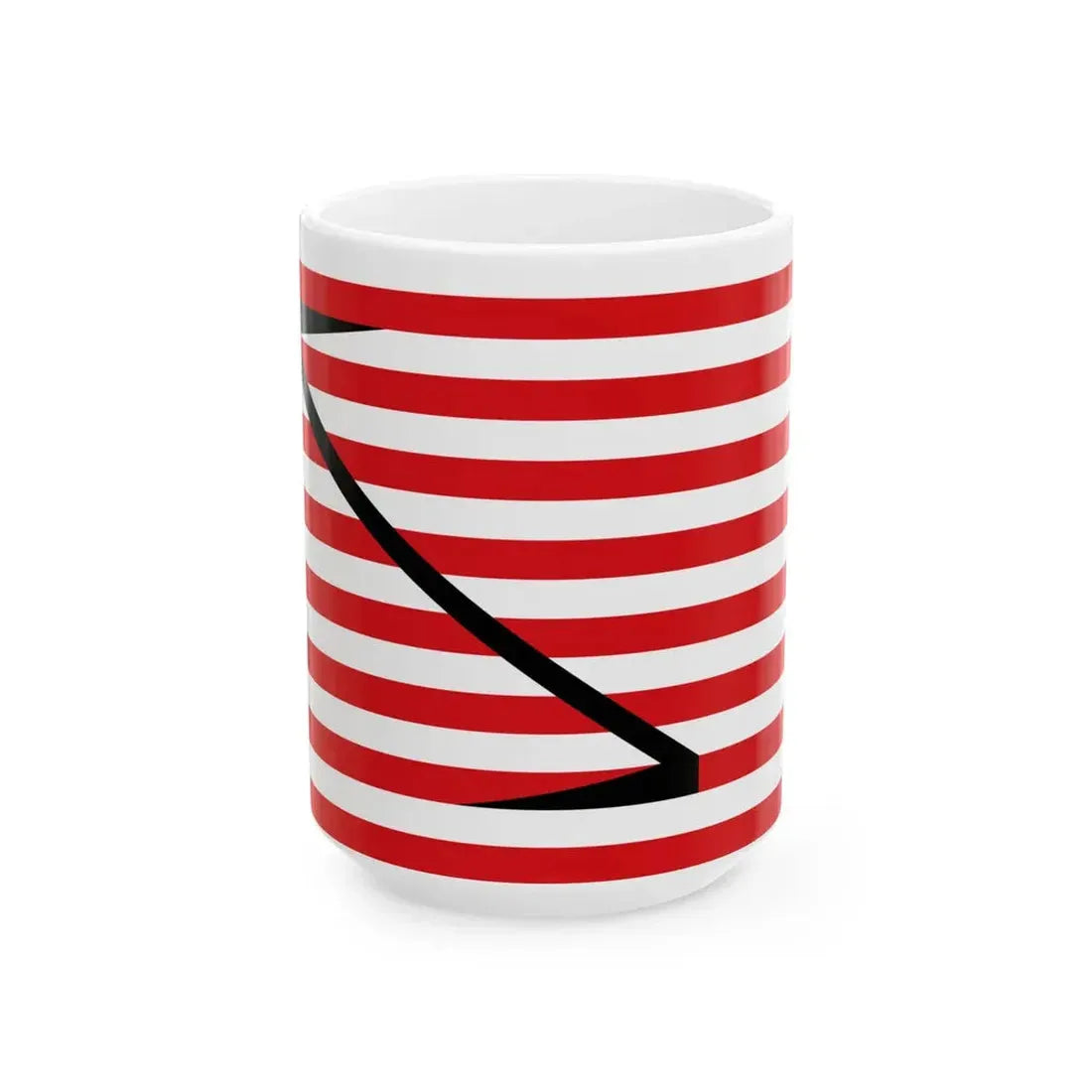 Flagge der Stadt Halberstadt (Germany) White Coffee Mug 15oz - Go Mug Yourself